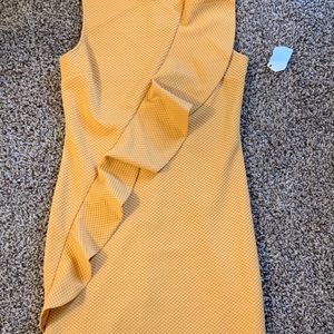 Mustard color dress